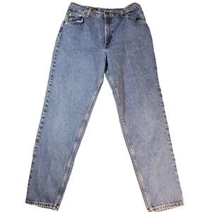 VTG Levi’s 951 Women’s Mom Jeans – Size 14 M – Relaxed Tapered, Orange Tab – EUC